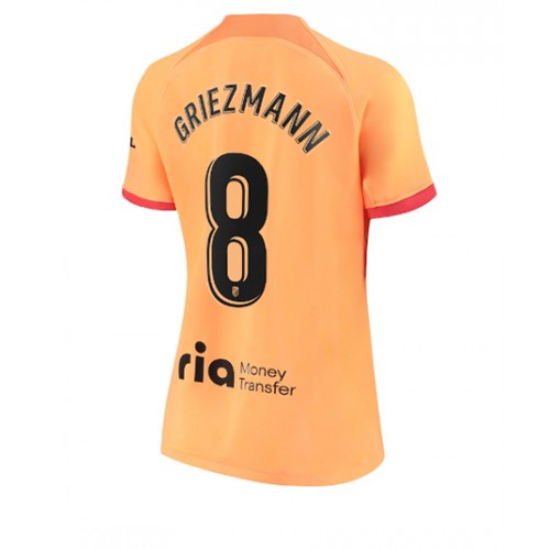 Dres Atletico Madrid Antoine Griezmann #8 Rezervni za Žensko 2022-23 Kratak Rukav